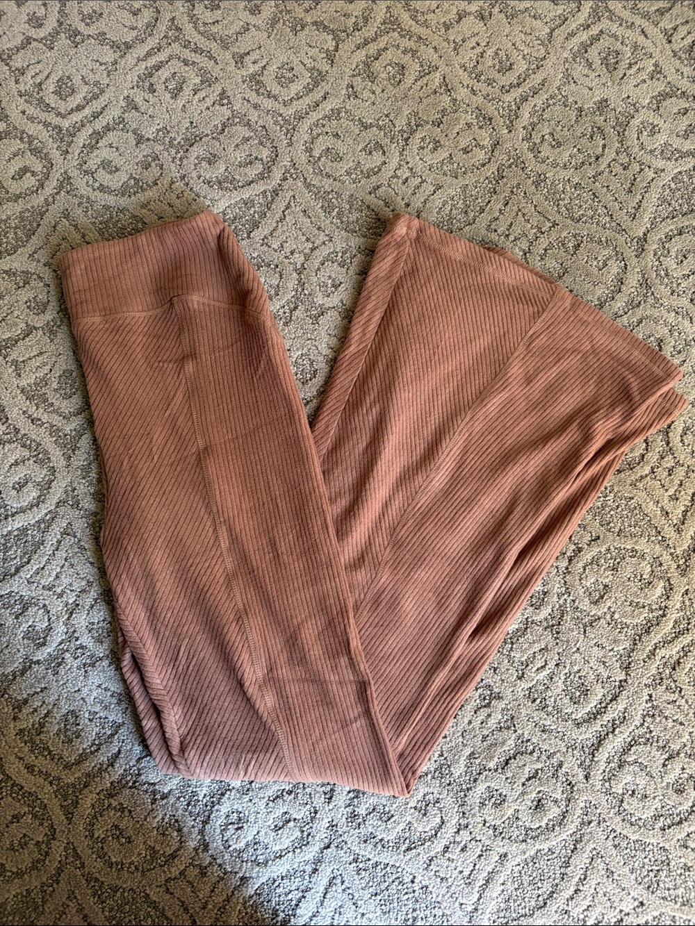 NWT Area Stars Ribbed Flare Pants - Picture 2 of 6